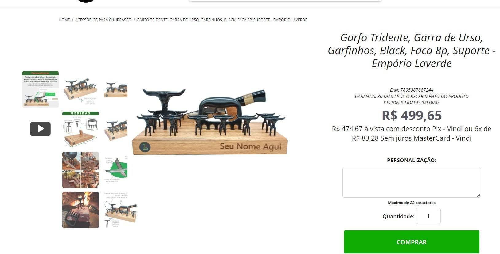 Brazilian Barbecue Kits - 6 Kits (DDP) for Personal Shopping