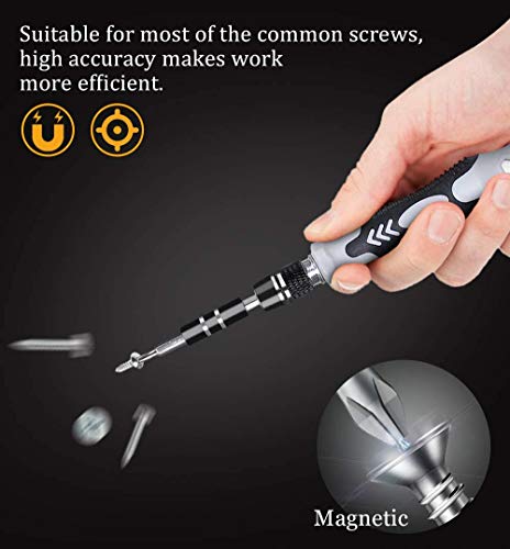 Precision Screwdriver Set Magnetic - Mini 124 in1 Professional Screwdriver Tools Set for Electronics Repair