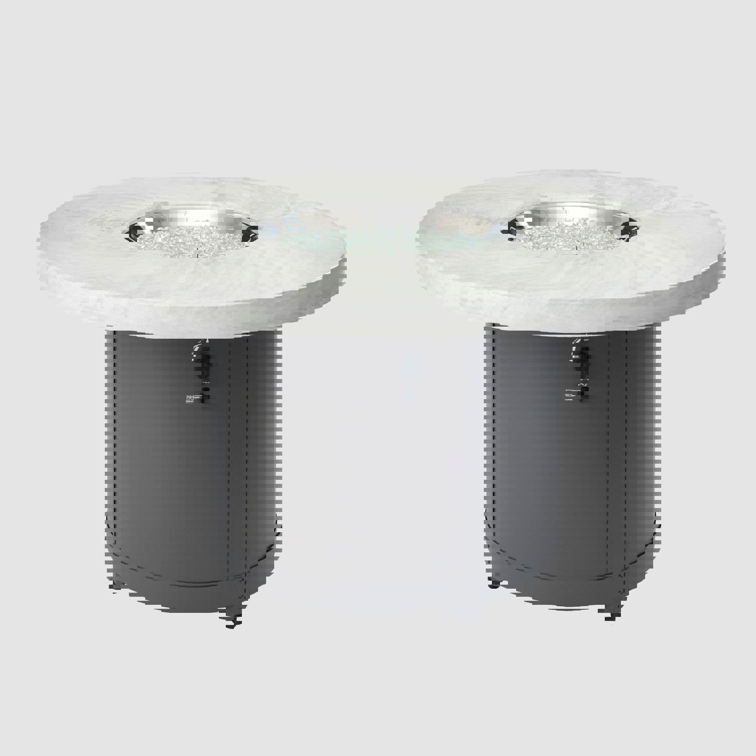 Beacon Round Gas Fire Pit Table