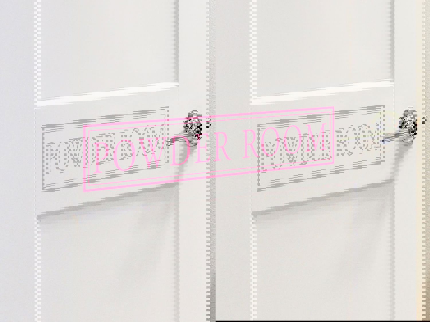 Powder Room | Bathroom Wall Decal