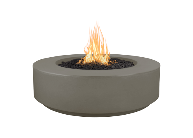 The Outdoor Plus 42 Florence Concrete Fire Pit / 12 Tall