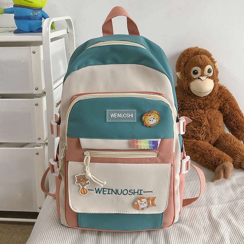 Large Capacity Waterproof Backpack for High School Students