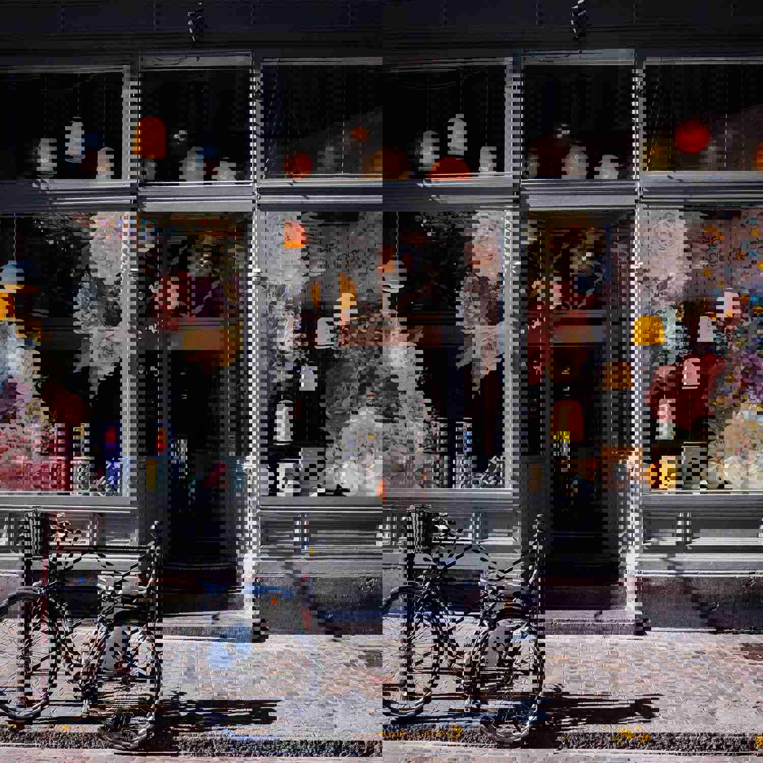 Vintage Floral Window Decals for Stunning Storefronts