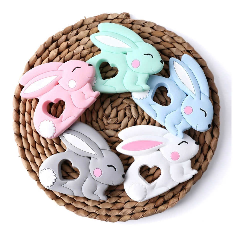 1PCS Baby Silicone Cartoon Pattern Teether Toy