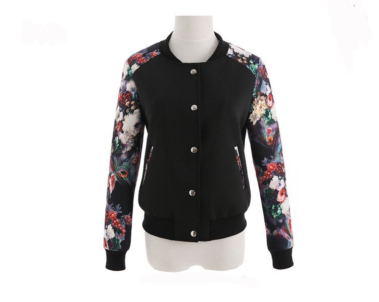 Women's Winter Baseball Jacket - Plus Size Slim Fit Fashion Outerwear