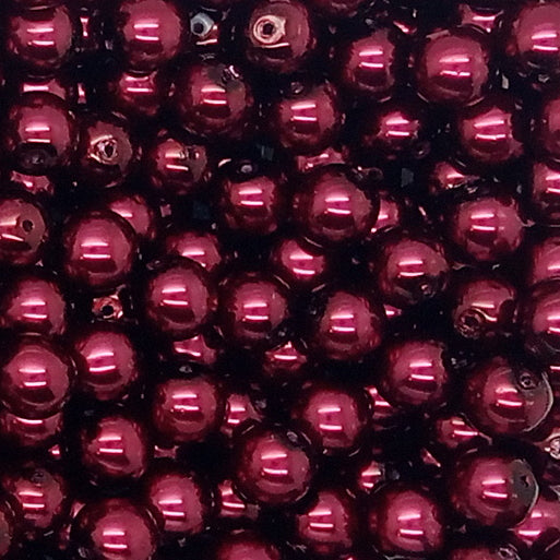 8mm Glass Pearl Charms for DIY Jewelry Making