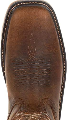 Durango Workhorse Western Work Boot - Size 10(W) - Men's Brown Leather Boot