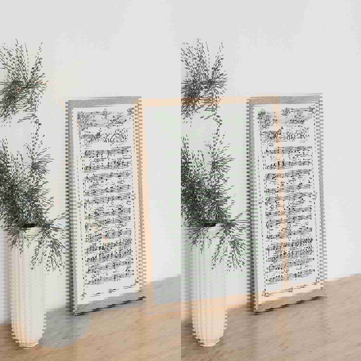 Jingle Bells Printable Vintage Sheet Music | Christmas Carol Hymn Collection for Holiday Decor