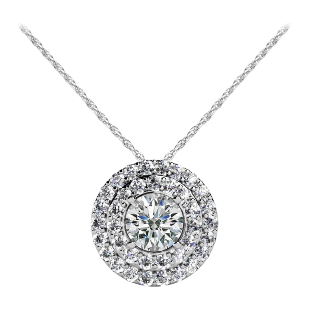 Surrounded By Sparkle Diamond Pendant