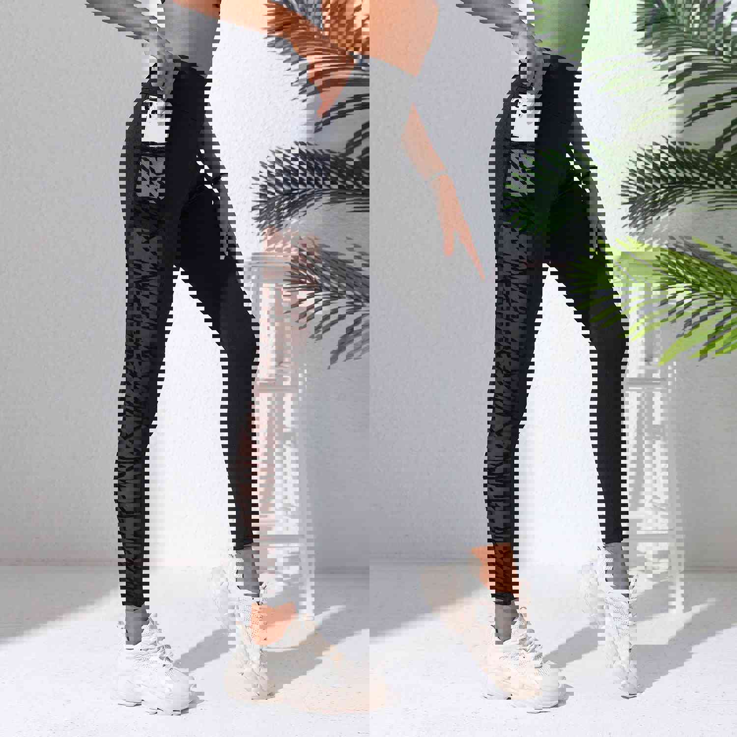 Mesh Stitching Fitness & Running Leggings