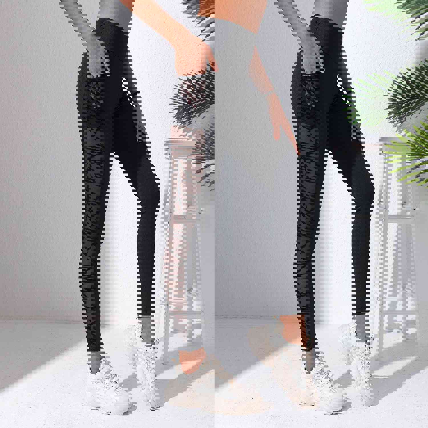 Mesh Stitching Fitness & Running Leggings