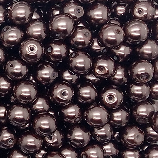 8mm Glass Pearl Charms for DIY Jewelry Making
