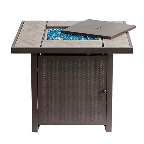 BALI OUTDOORS 32-inch 50,000 BTU Propane Gas Fire Pit Table