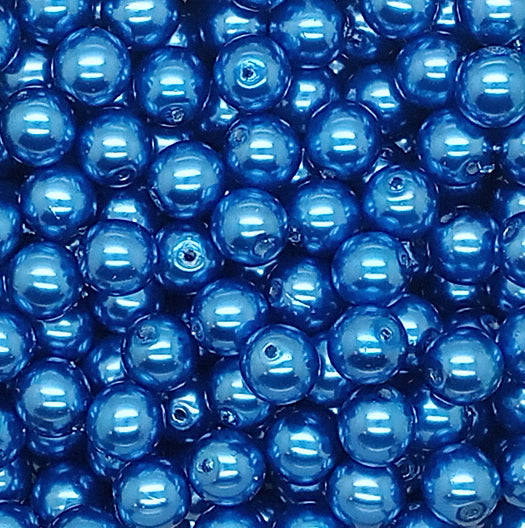 8mm Glass Pearl Charms for DIY Jewelry Making