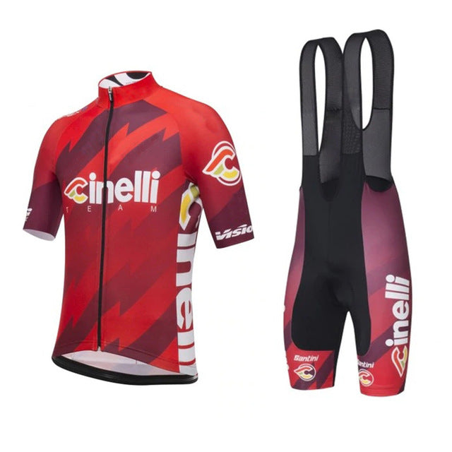 Custom Racing Team 2020 Aero Cycling Jersey & Bib Shorts Set for Men
