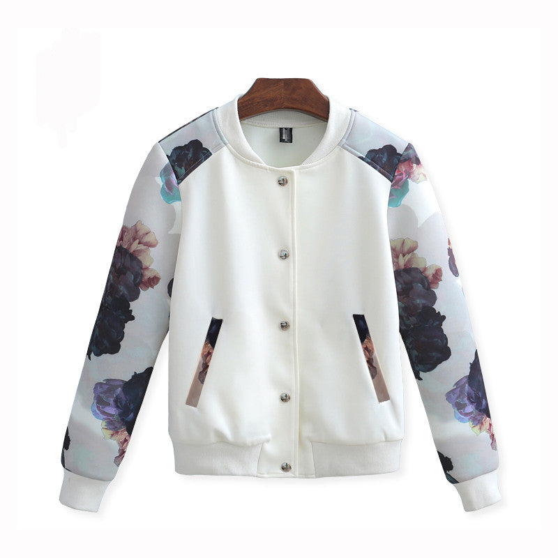 Women's Winter Baseball Jacket - Plus Size Slim Fit Fashion Outerwear