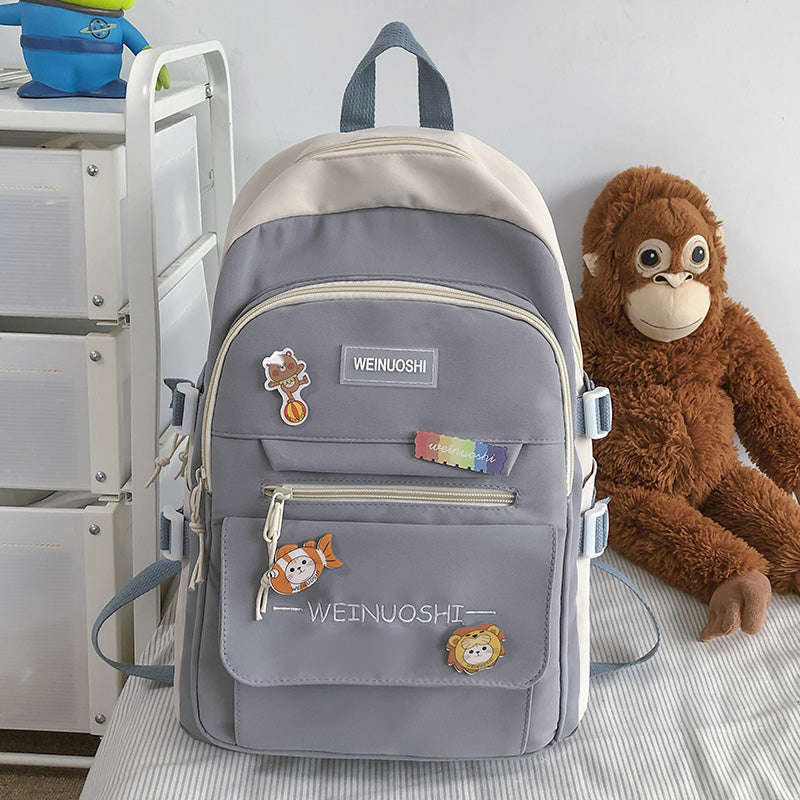 Large Capacity Waterproof Backpack for High School Students