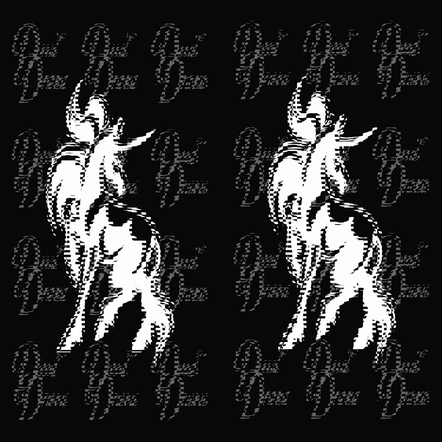 Majestic Fighter Unicorn Vinyl Car/Laptop Decal