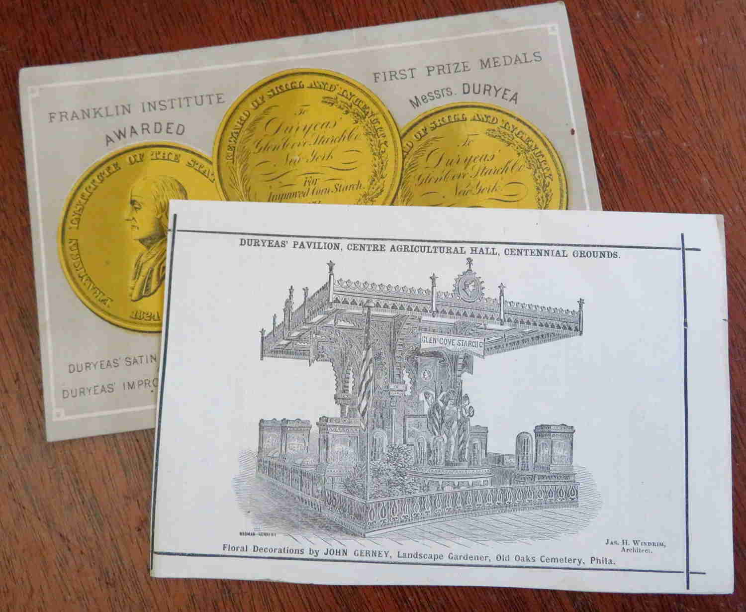 Duryeas Corn Starch Recipe Book - 1876 Centennial Philadelphia Advertising Book
