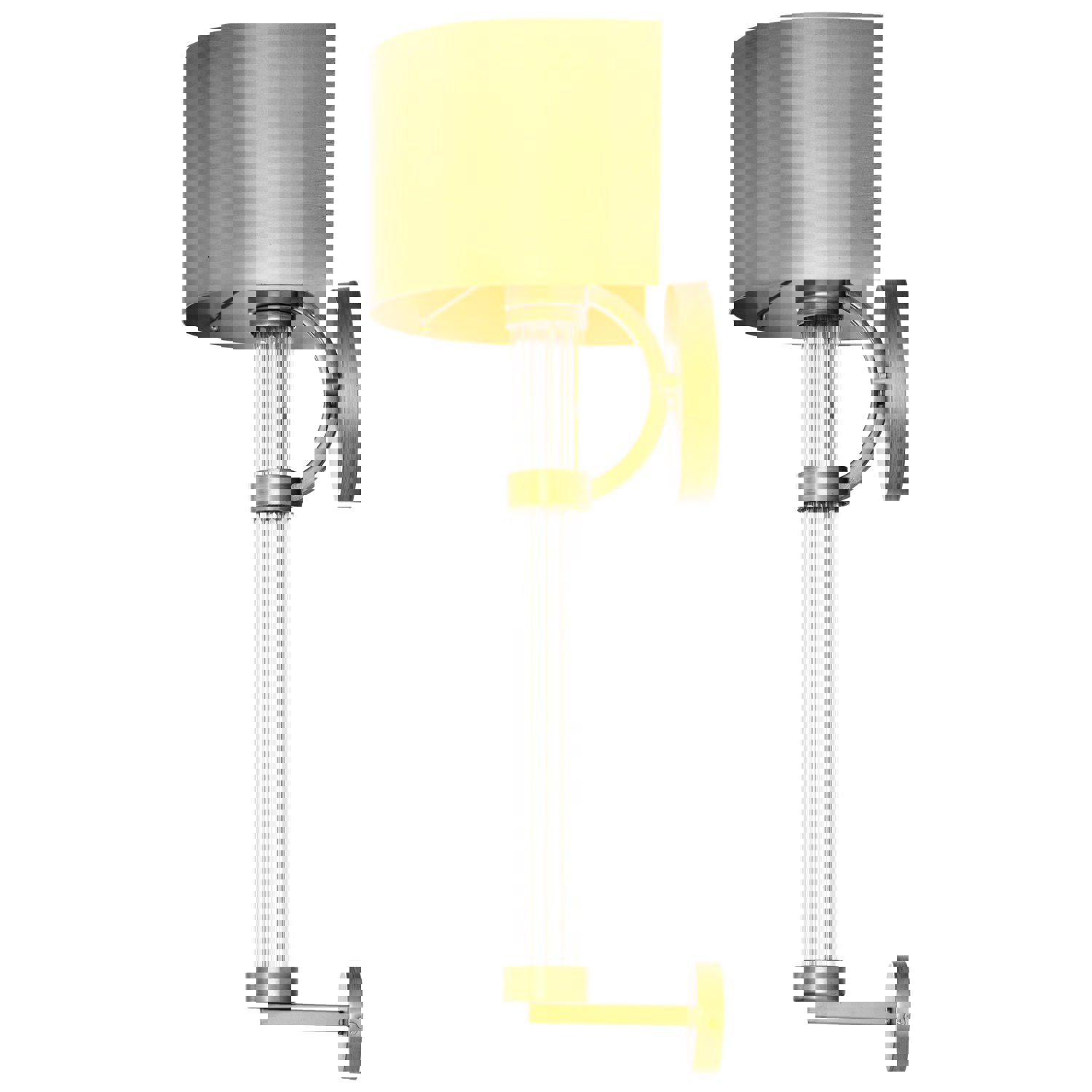 SATCO/NUVO Teagon 1 Light Wall Sconce in Natural Brass Finish with Metal Shade (60-7757)