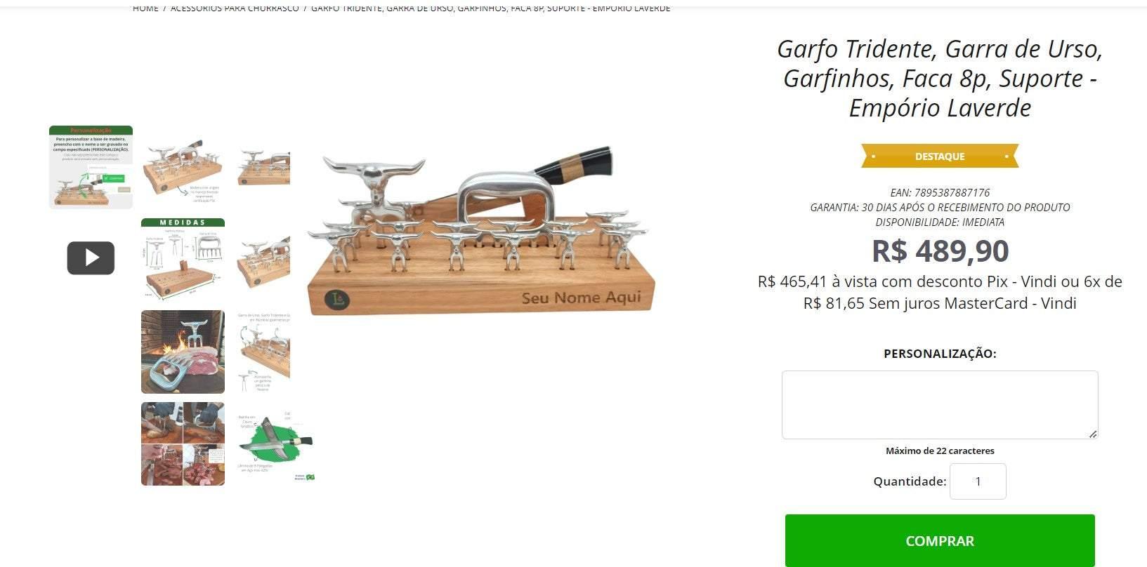 Brazilian Barbecue Kits - 6 Kits (DDP) for Personal Shopping