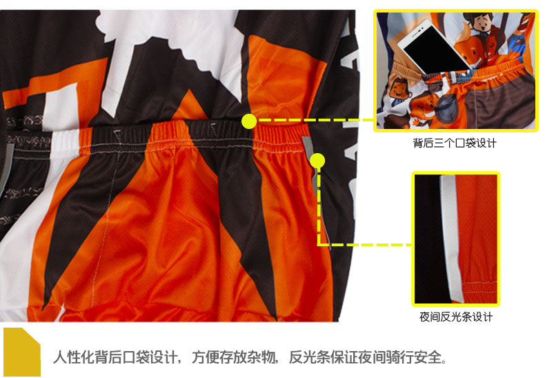 ILPARADINO Men’s Black Silica Gel Padded Cycling Pants for Outdoor Sports