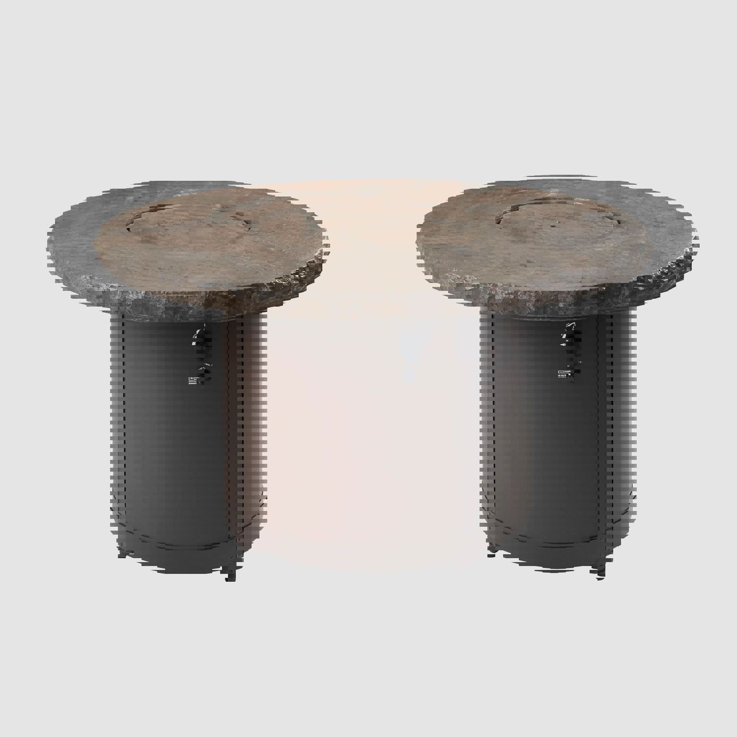 Beacon Round Gas Fire Pit Table