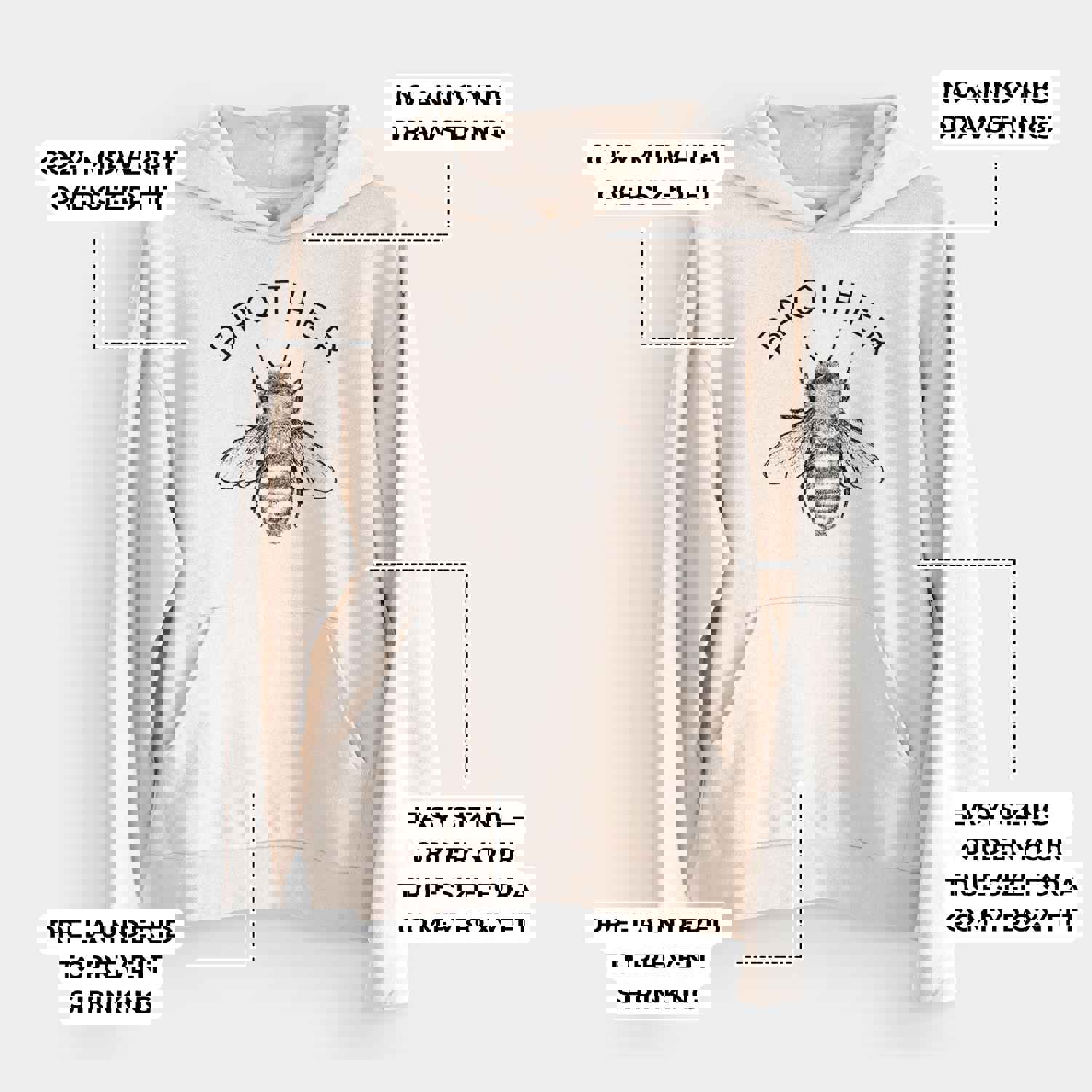 Brother Bee - Bodega Midweight Hoodie