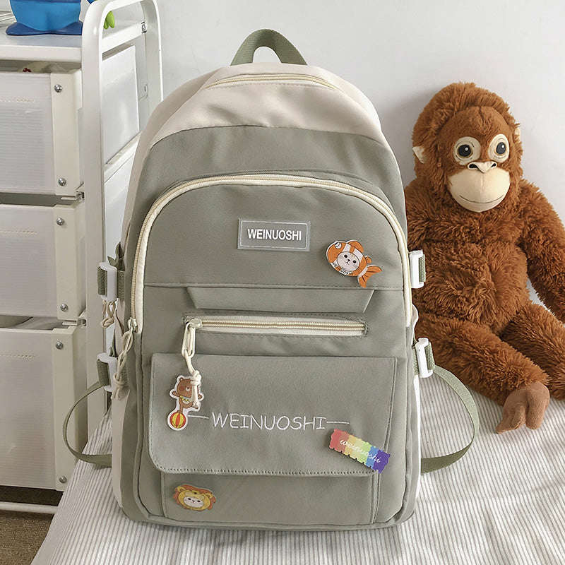 Large Capacity Waterproof Backpack for High School Students