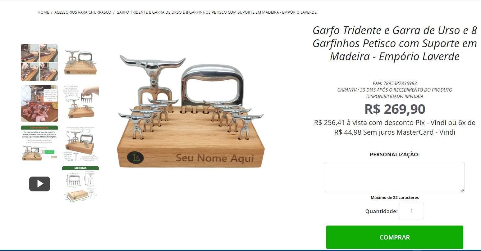 Brazilian Barbecue Kits - 6 Kits (DDP) for Personal Shopping