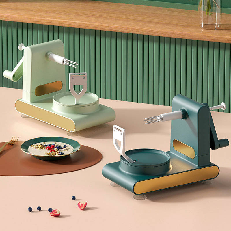 Hand-cranked Multifunctional Apple Peeler Machine with Non-slip Suction Cup Base