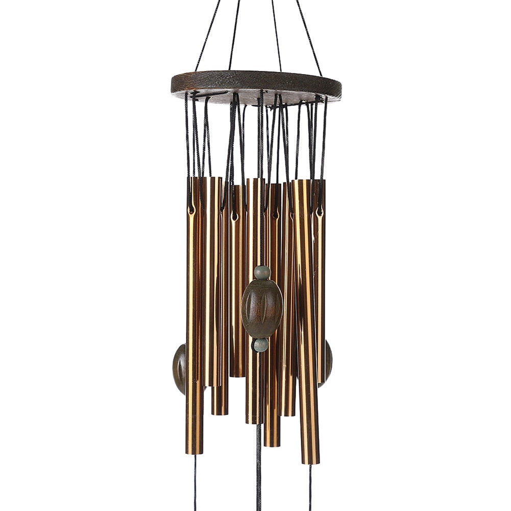 62 cm Antirust Copper Wind Chimes for Outdoor Living and Garden Decor