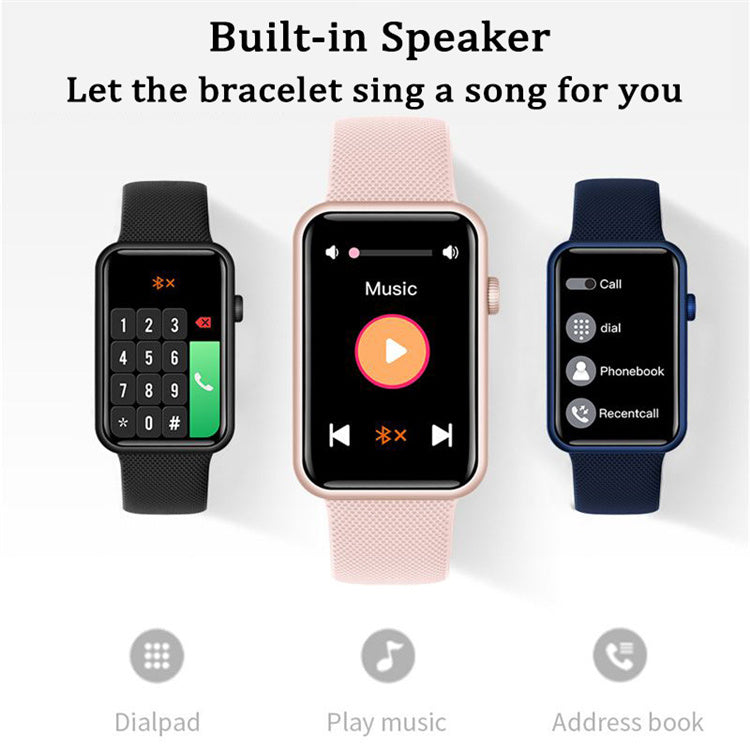 North Edge H5 Smart Watch for Men - Full Screen Touch, Fitness Tracker, Waterproof