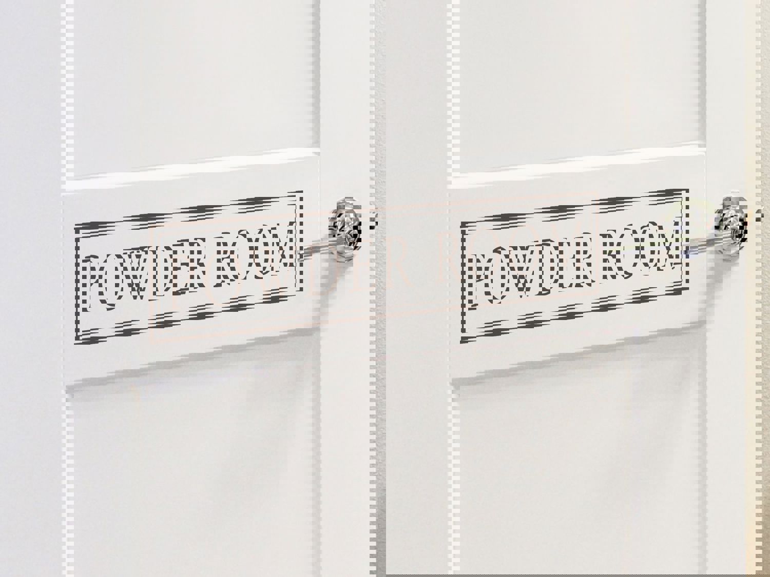 Powder Room | Bathroom Wall Decal