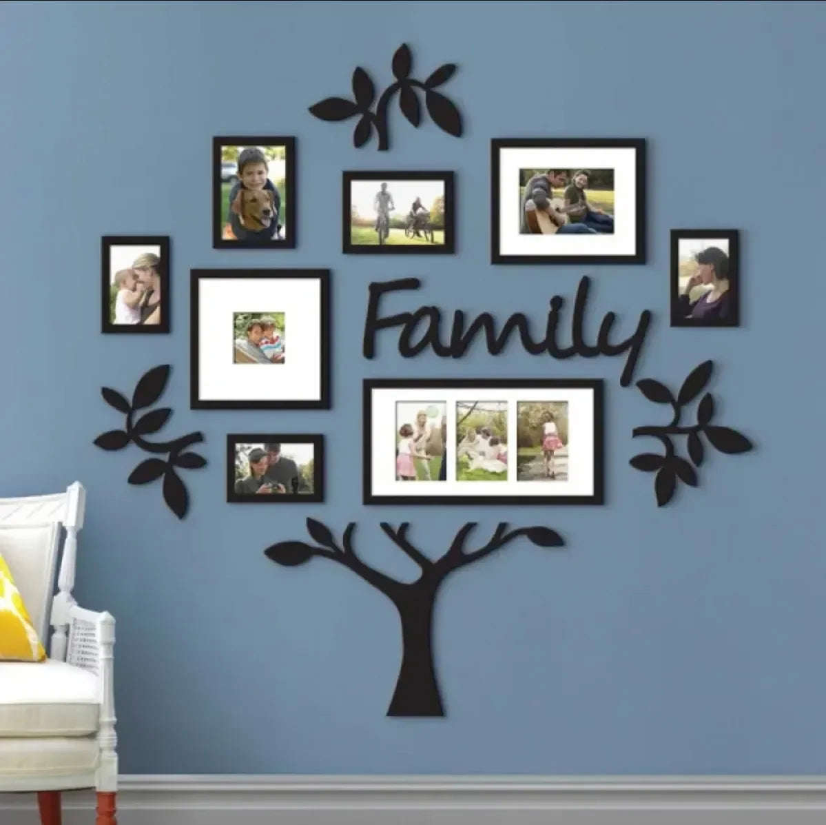 3D Stereoscopic Acrylic Family Tree Wall Sticker for Living Room and Bedroom Decor