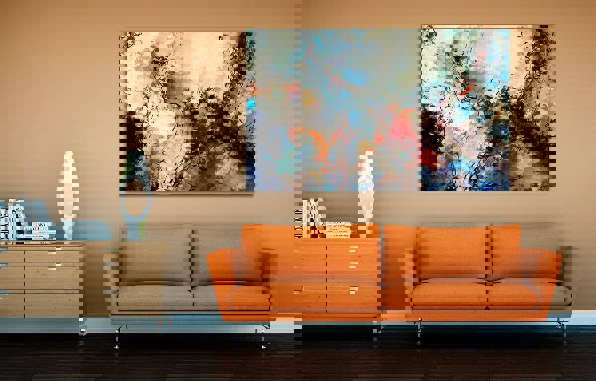 Abstract Canvas Print - Modern Wall Art for Bedroom, Kitchen, and Living Room