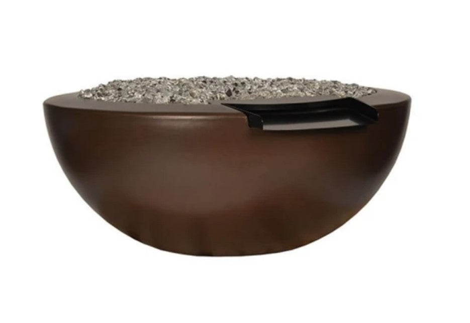 Legacy Round Fire & Water Bowl with Electronic Ignition - Free Cover [Fire by Design]
