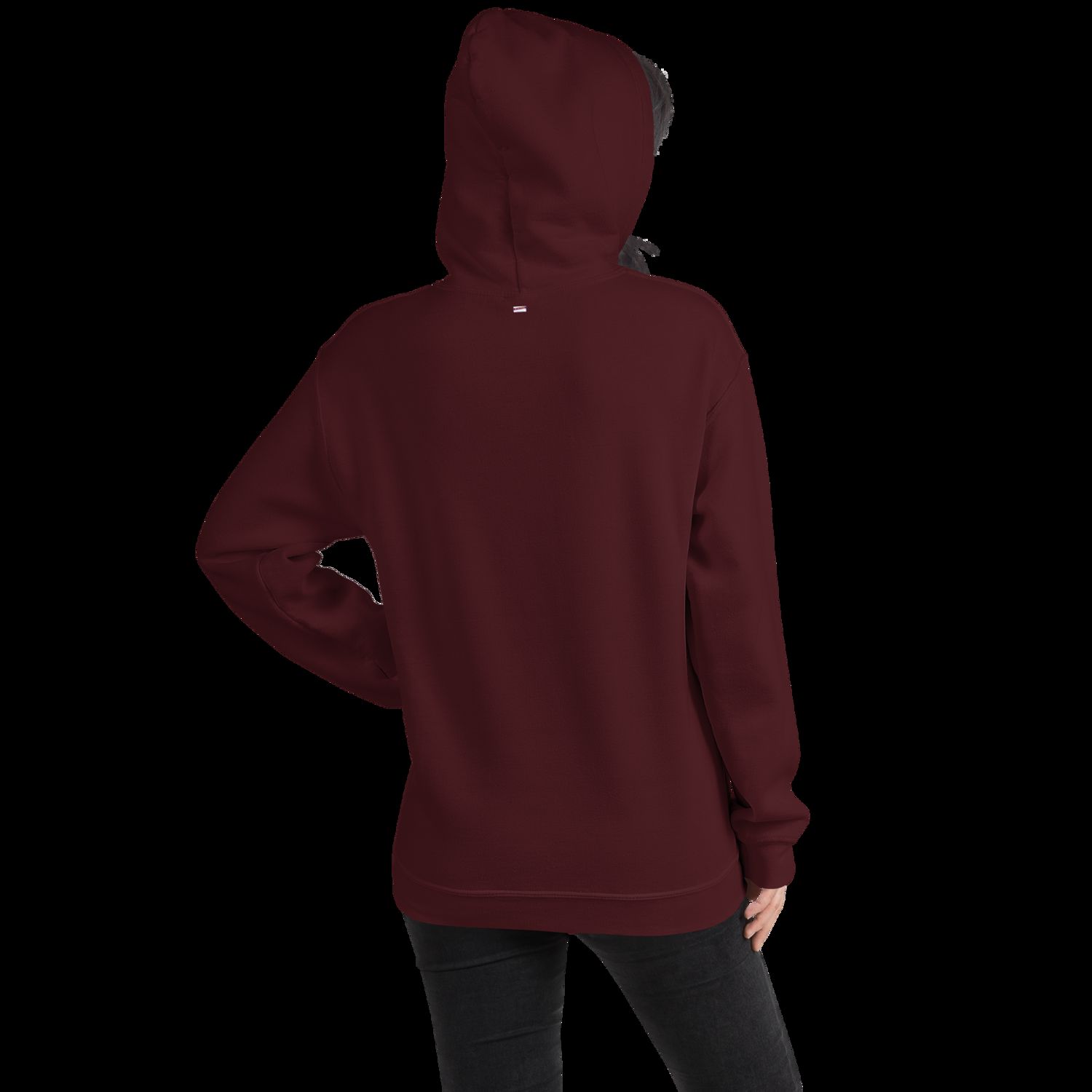 FAITH CROSS Black Stitch (Hebrews 11:1) - EMBROIDERY Unisex Hoodie