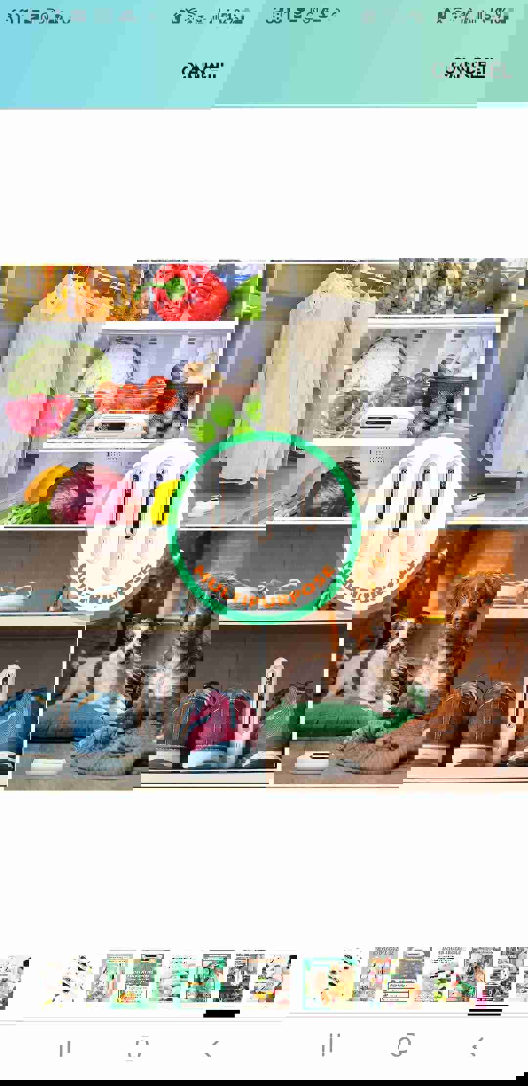 Stylish Ozone Refrigerator Air Purifier - Portable USB Rechargeable Odor Eliminator