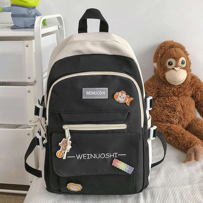 Large Capacity Waterproof Backpack for High School Students