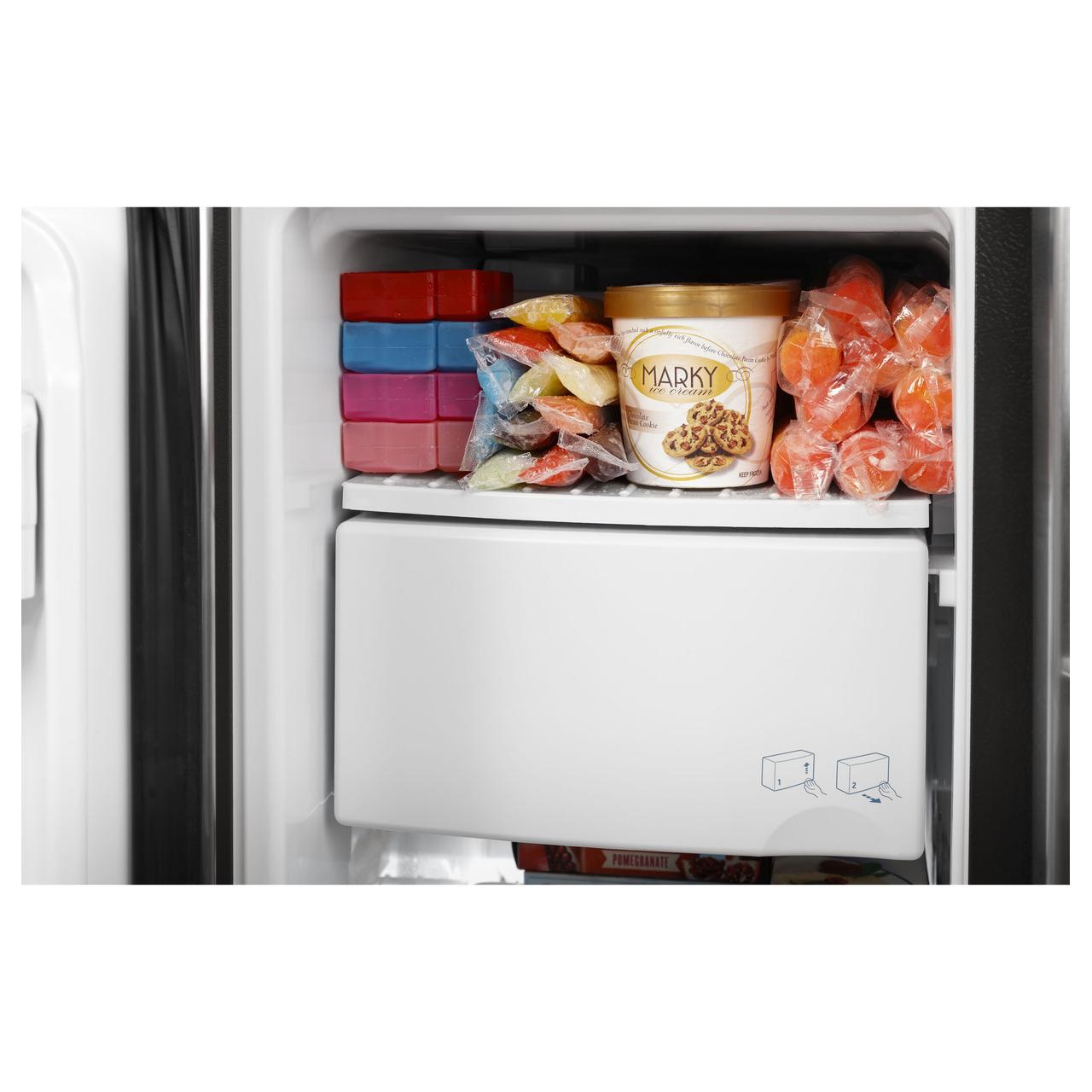 GE 36-inch, 25.3 cu. ft. Side-by-Side Refrigerator with Water and Ice Dispenser GSS25GYPFS