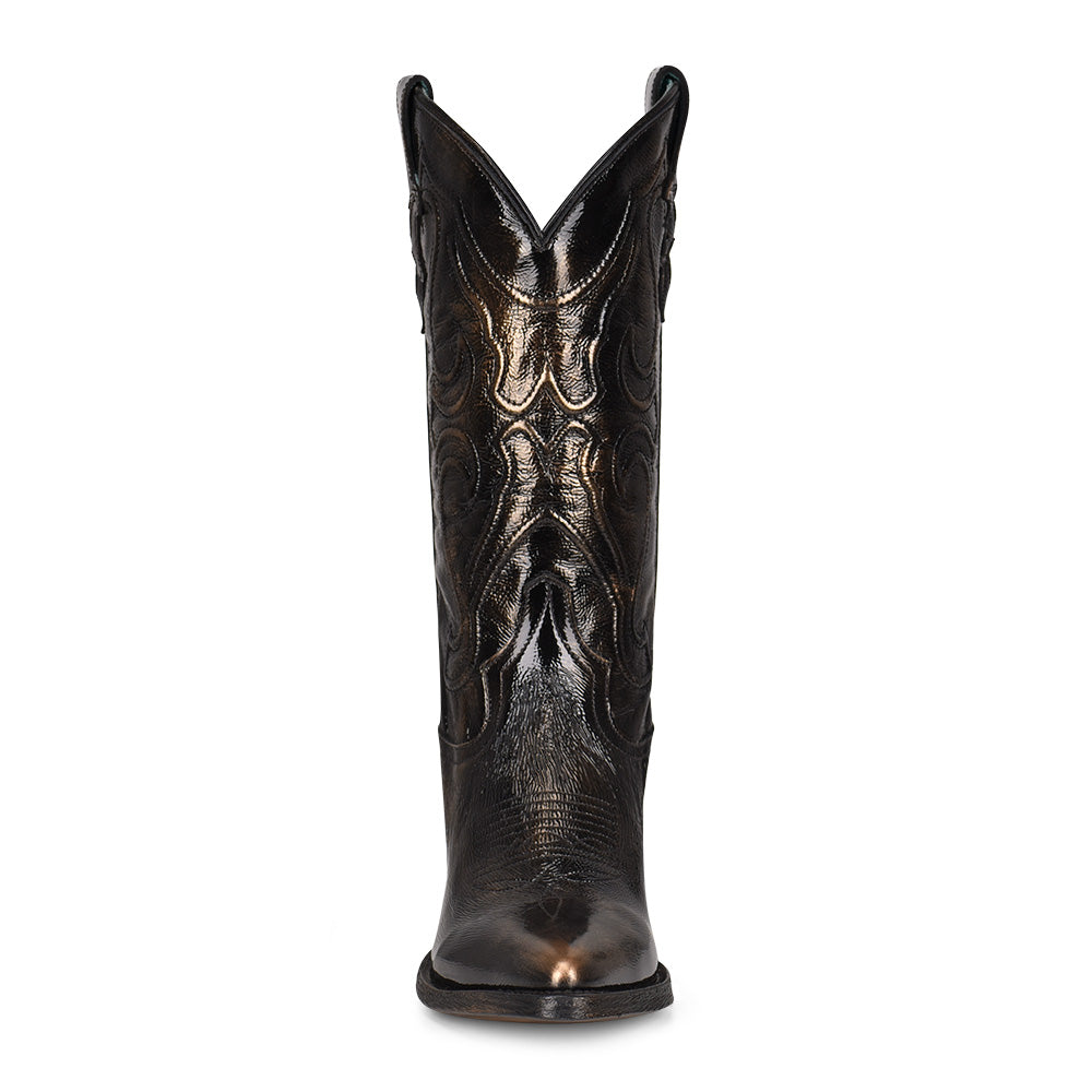 Corral Womens Black Bronze Cowgirl Boots