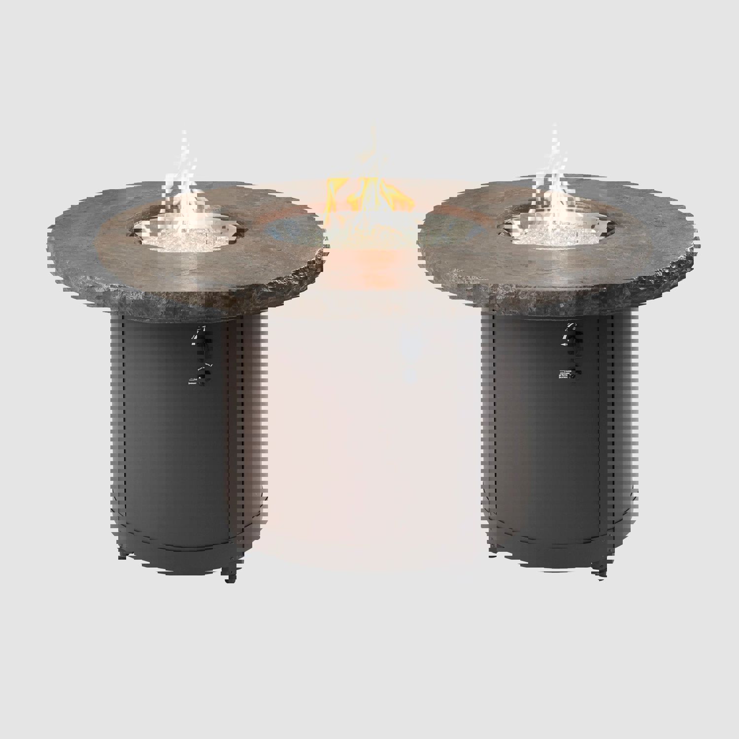 Beacon Round Gas Fire Pit Table