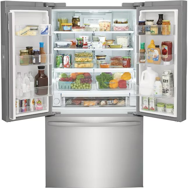 Frigidaire 28.8-cu ft French Door Refrigerator with Ice Maker, Water and Ice Dispenser (Stainless Steel) ENERGY STAR