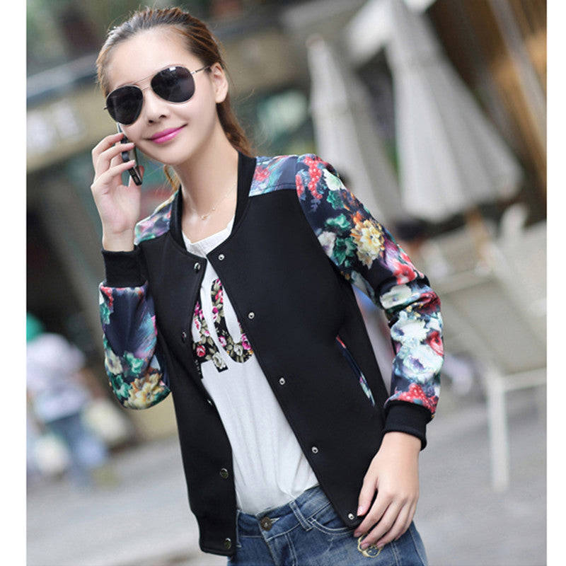 Women's Winter Baseball Jacket - Plus Size Slim Fit Fashion Outerwear