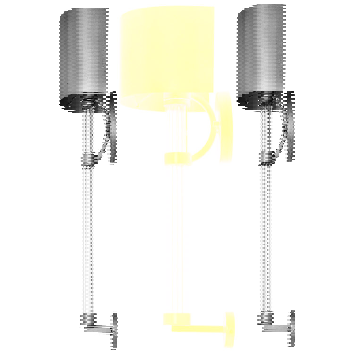 SATCO/NUVO Teagon 1 Light Wall Sconce in Natural Brass Finish with Metal Shade (60-7757)