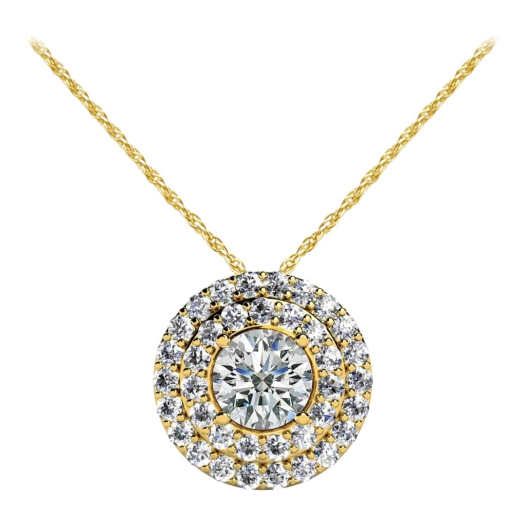 Surrounded By Sparkle Diamond Pendant