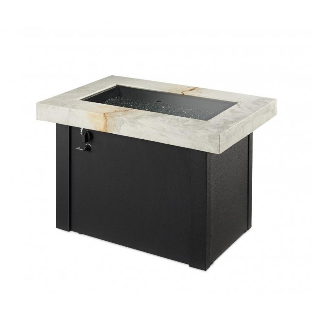 Outdoor GreatRoom Company Providence Rectangular Gas Fire Pit Table