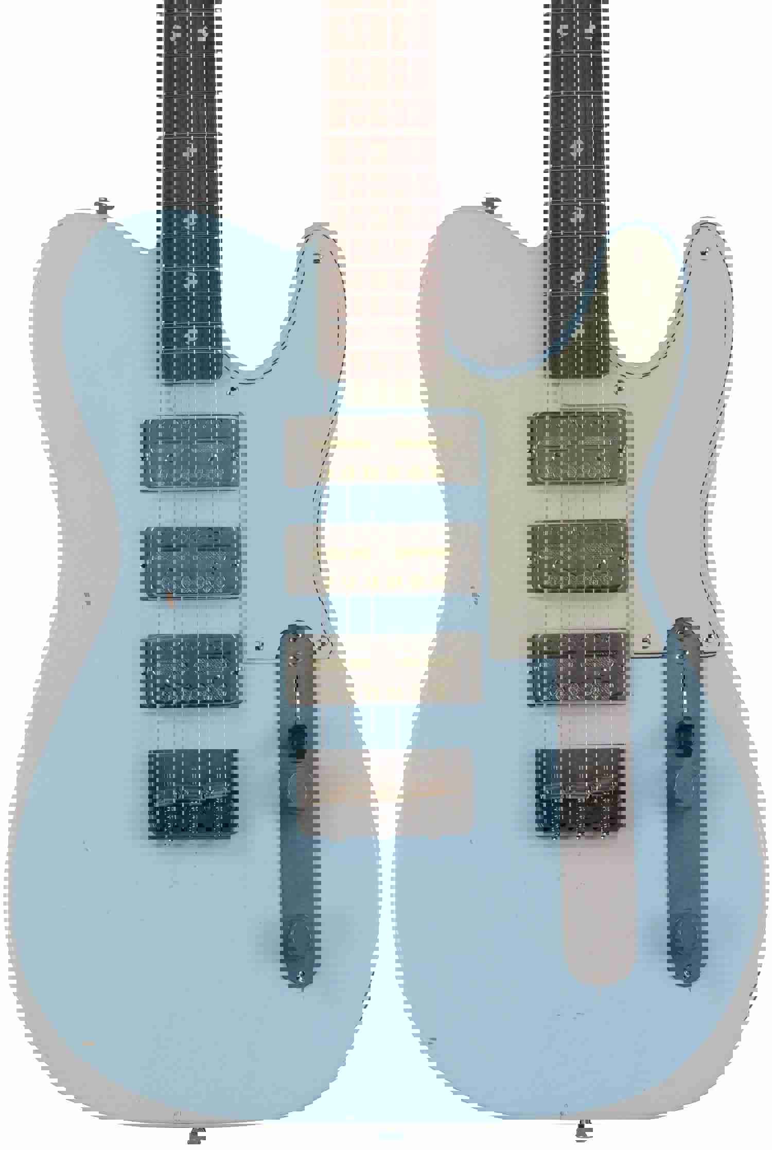 Nash GF-3 Gold Foil Guitar, Sonic Blue, Light Aging