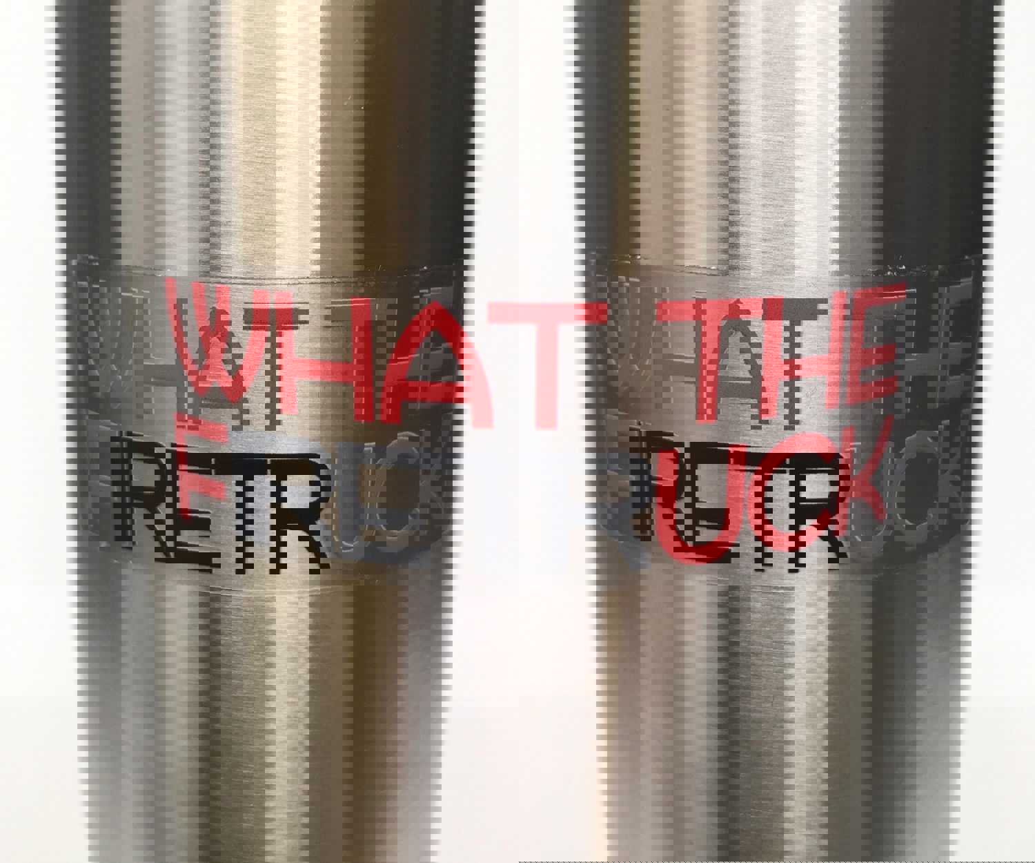 What the Firetruck Clear Sticker - Family Friendly Humor